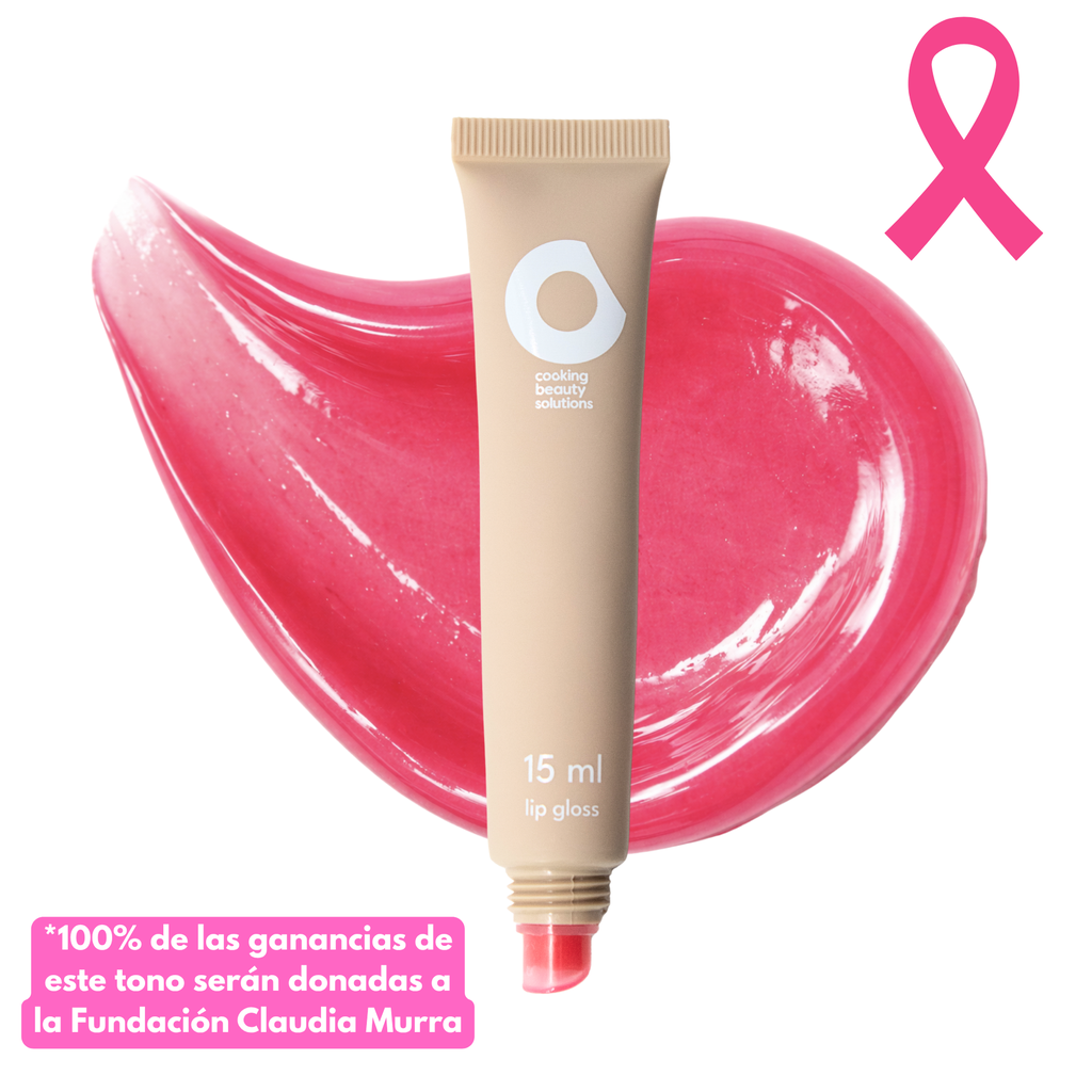 [ORNOGLOSS03] Orno Beauty Solutions Lip Gloss Rosa Jelly, Brillo Alto Impacto con Aroma a Cupcake, Efecto Wet Lips, Textura Suave, Larga Duración, Tono Vanilla Jelly 03